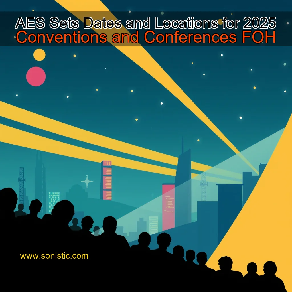 You are currently viewing AES Sets Dates and Locations for 2025 Conventions and Conferences  FOH