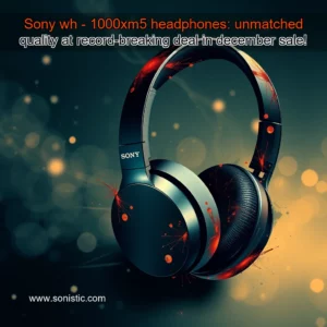 Read more about the article Sony wh – 1000xm5 headphones: unmatched quality at record-breaking deal in december sale!
