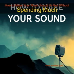 Read more about the article How to Make Your Music Sound Hi  Res Without Spending Much