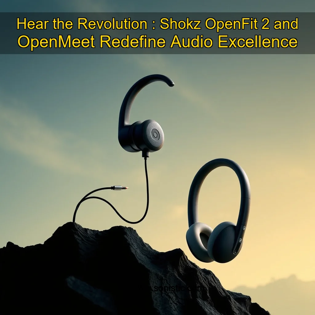 You are currently viewing Hear the Revolution : Shokz OpenFit 2 and OpenMeet Redefine Audio Excellence