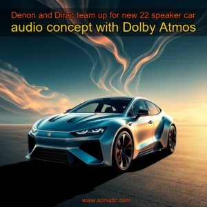 Read more about the article Denon and Dirac team up for new 22  speaker car audio concept with Dolby Atmos