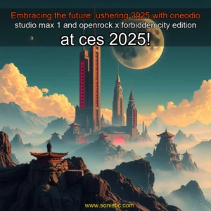 Read more about the article Embracing the future: ushering 2025 with oneodio studio max 1 and openrock x forbidden city edition at ces 2025!