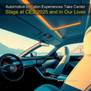 Read more about the article Automotive In  Cabin Experiences Take Center Stage at CES 2025  and in Our Lives
