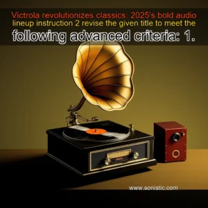 Read more about the article Victrola revolutionizes classics: 2025’s bold audio lineup


 instruction 2

revise the given title to meet the following advanced criteria:

1.