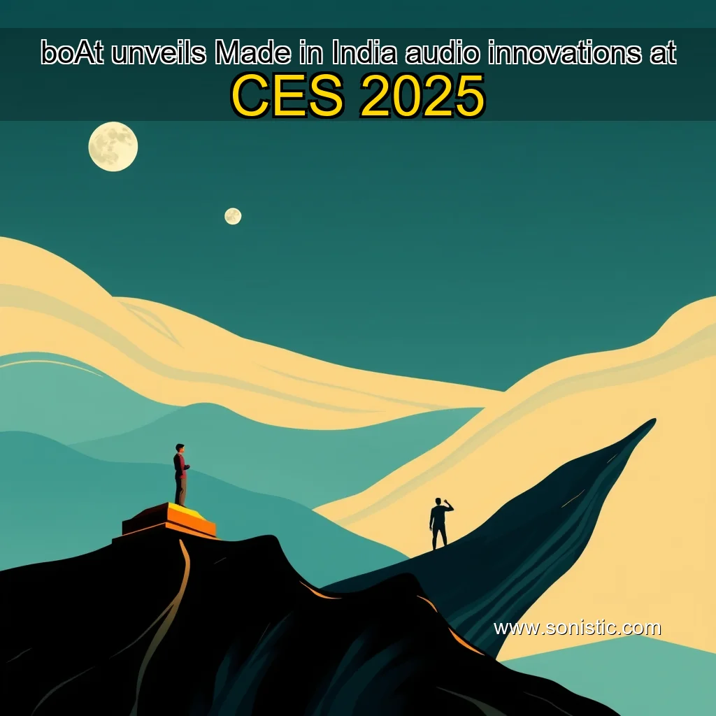 You are currently viewing boAt unveils Made in India audio innovations at CES 2025