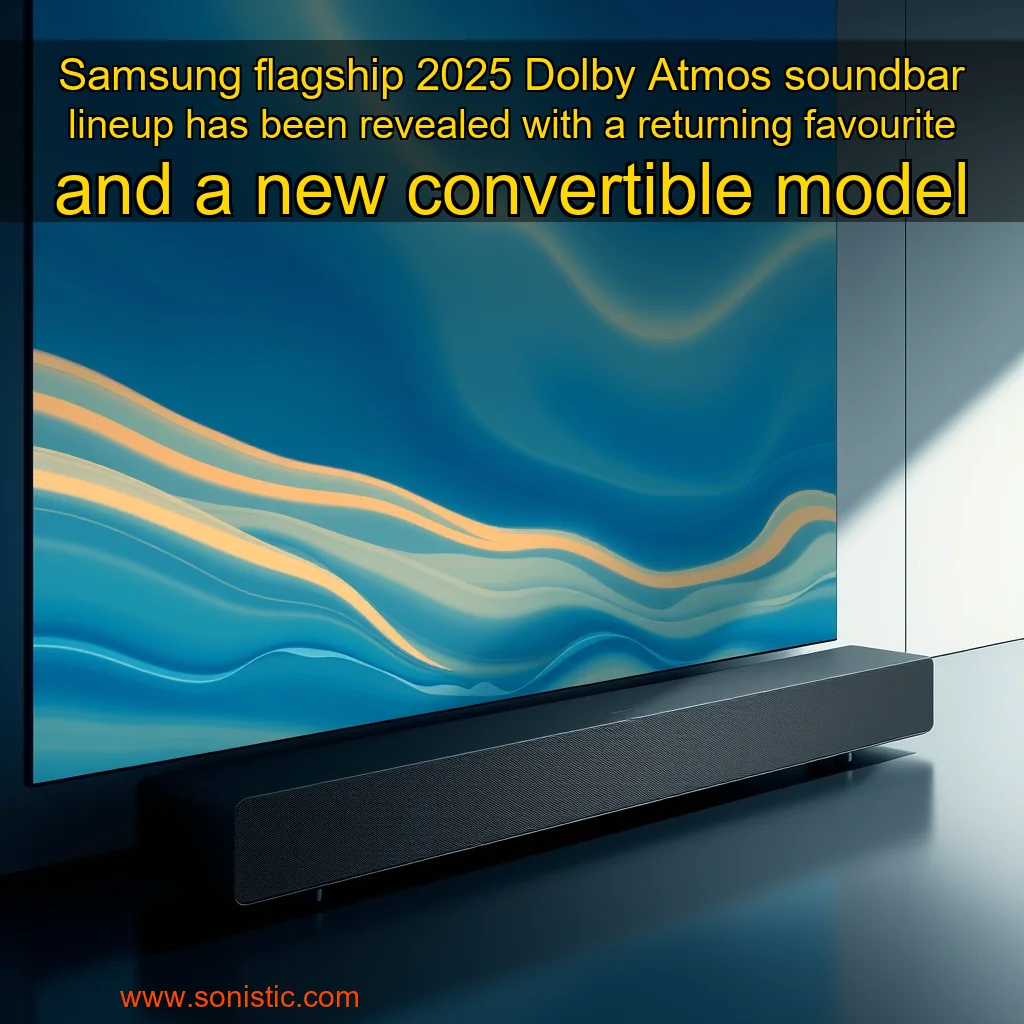 You are currently viewing Samsung flagship 2025 Dolby Atmos soundbar lineup has been revealed with a returning favourite and a new convertible model