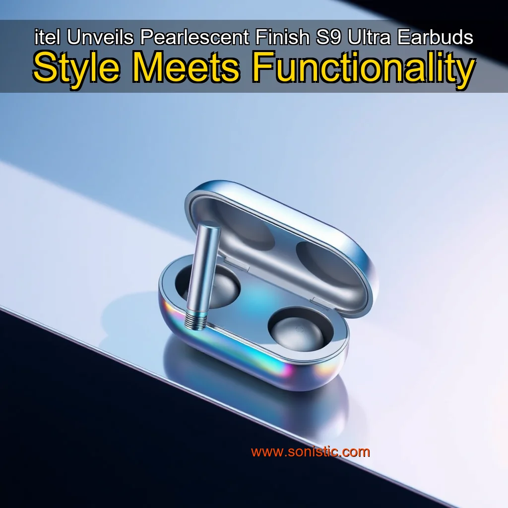 You are currently viewing itel Unveils Pearlescent Finish S9 Ultra Earbuds  Style Meets Functionality