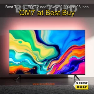 Read more about the article Best TCL QLED TV deal : Save 2  000 on 98  inch QM7 at Best Buy