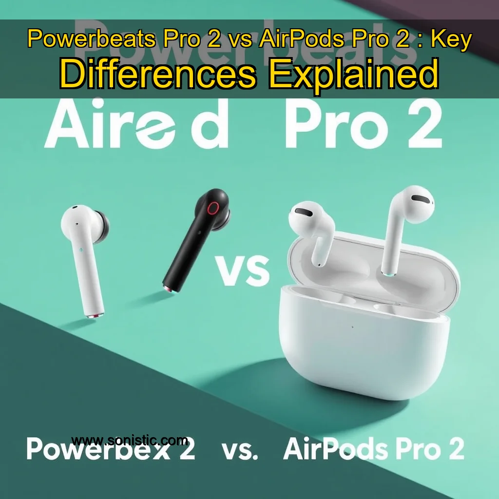 You are currently viewing Powerbeats Pro 2 vs AirPods Pro 2 : Key Differences Explained