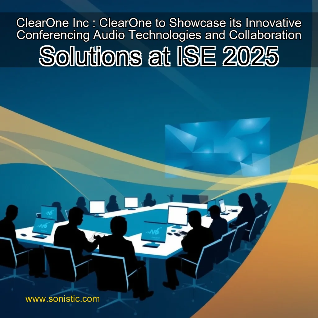 You are currently viewing ClearOne  Inc : ClearOne to Showcase its Innovative Conferencing Audio Technologies and Collaboration Solutions at ISE 2025