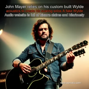Read more about the article John Mayer relies on his custom  built Wylde acoustics to create his soaring solos  A fake Wylde Audio website is full of bizarre claims and hilariously awful AI imagery  Buyer beware