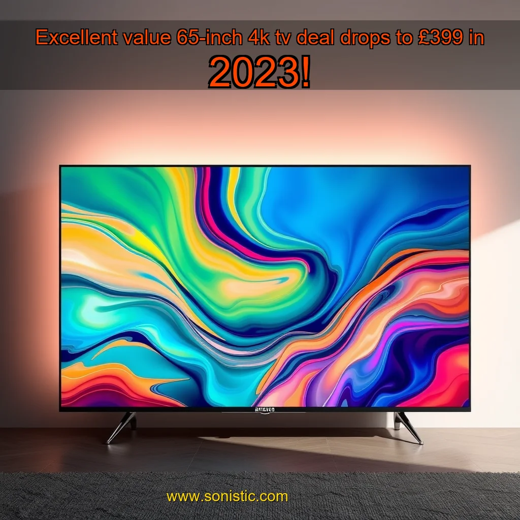 Read more about the article Excellent value 65-inch 4k tv deal drops to £399 in 2023!