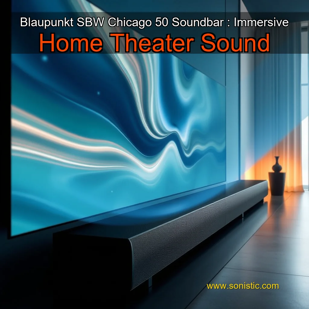 You are currently viewing Blaupunkt SBW Chicago 50 Soundbar : Immersive Home Theater Sound
