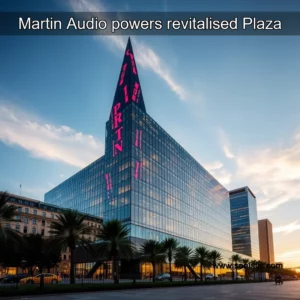 Read more about the article Martin Audio powers revitalised Plaza
