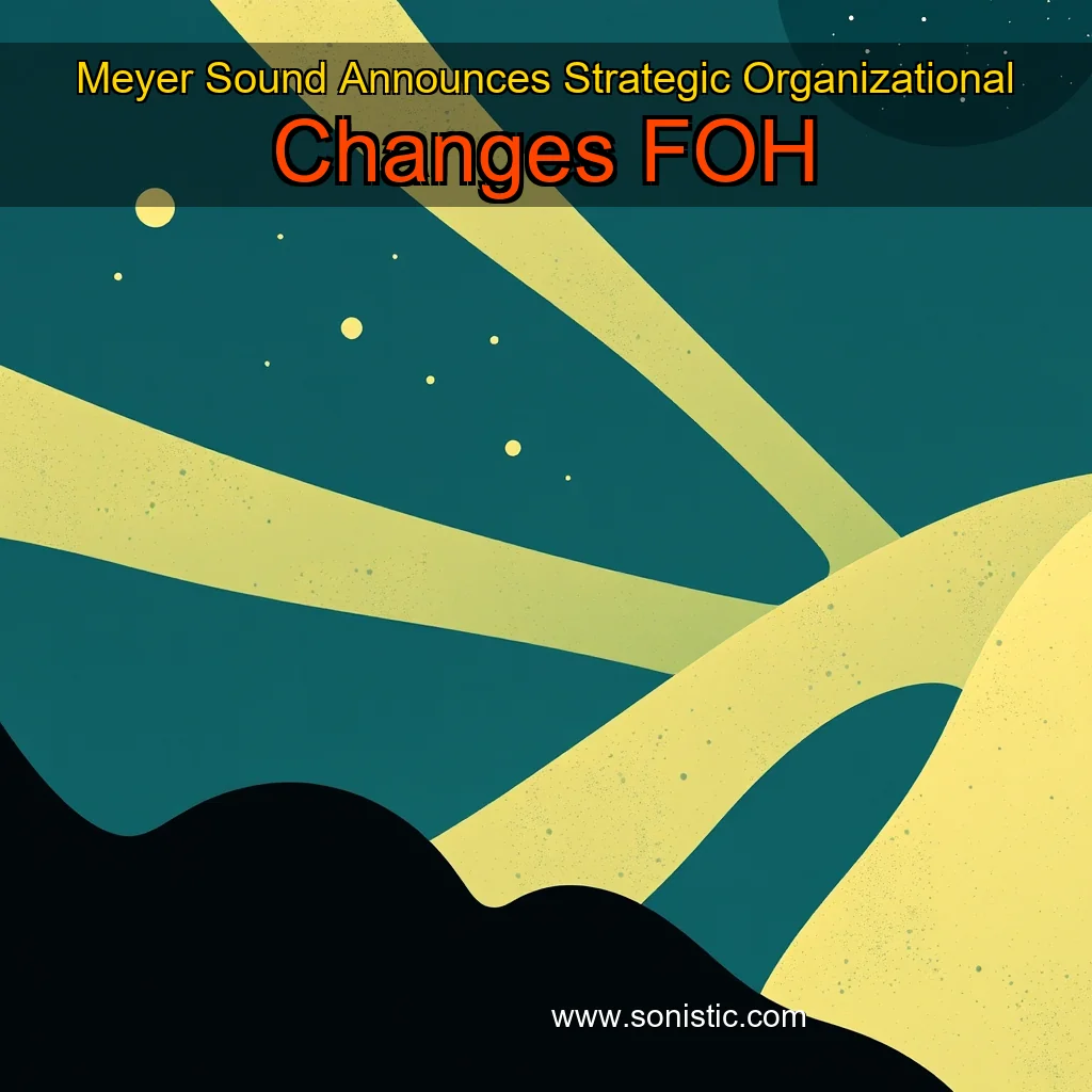 Read more about the article Meyer Sound Announces Strategic Organizational Changes  FOH
