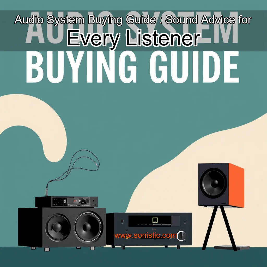 Read more about the article Audio System Buying Guide : Sound Advice for Every Listener