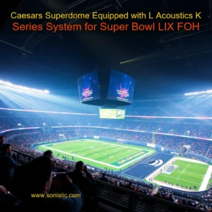 Read more about the article Caesars Superdome Equipped with L  Acoustics K Series System for Super Bowl LIX  FOH