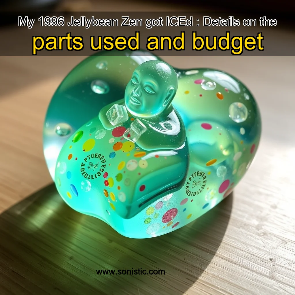 Read more about the article My 1996 Jellybean Zen got ICEd : Details on the parts used and budget
