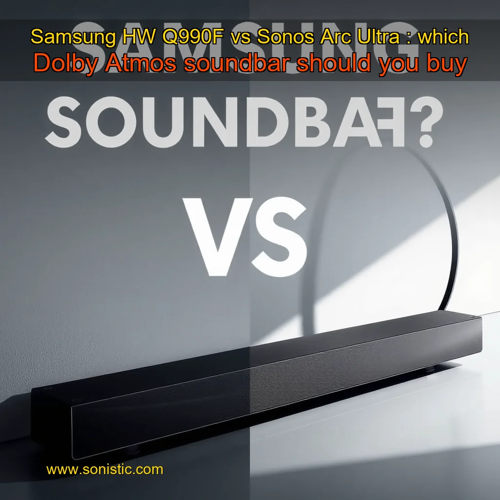 You are currently viewing Samsung HW  Q990F vs Sonos Arc Ultra : which Dolby Atmos soundbar should you buy