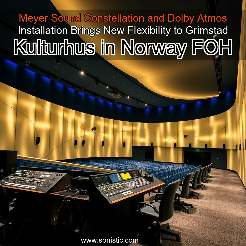 You are currently viewing Meyer Sound Constellation and Dolby Atmos Installation Brings New Flexibility to Grimstad Kulturhus in Norway  FOH