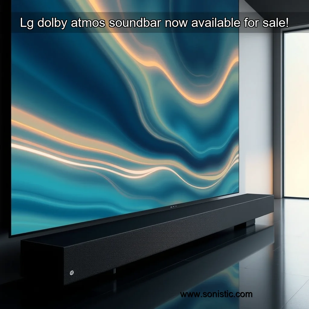You are currently viewing Lg dolby atmos soundbar now available for sale!