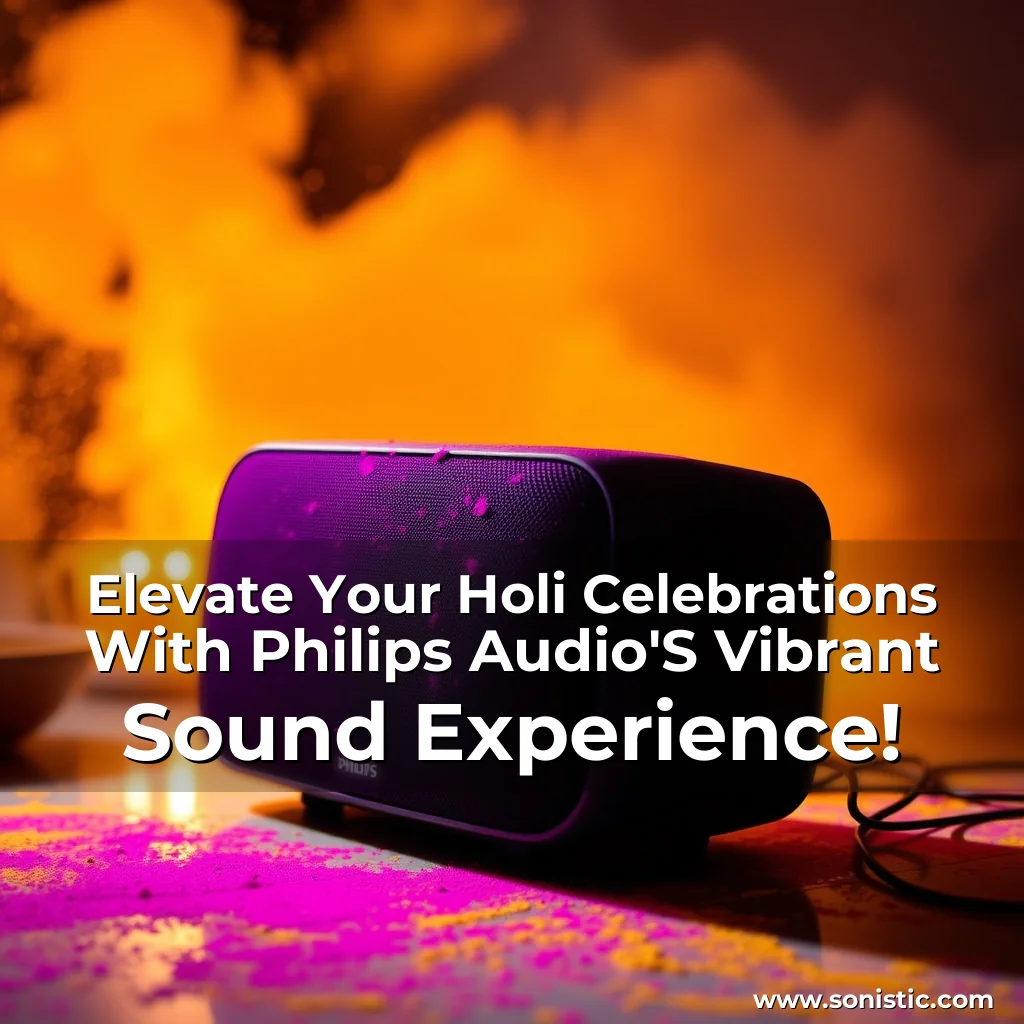 Read more about the article Elevate Your Holi Celebrations With Philips Audio’S Vibrant Sound Experience!