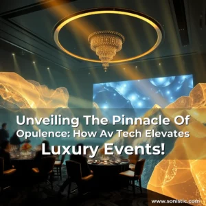 Read more about the article Unveiling The Pinnacle Of Opulence: How Av Tech Elevates Luxury Events!