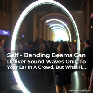 Read more about the article Self – Bending Beams Can Deliver Sound Waves Only To Your Ear In A Crowd, But What If You Could Hear Them From Miles Away?