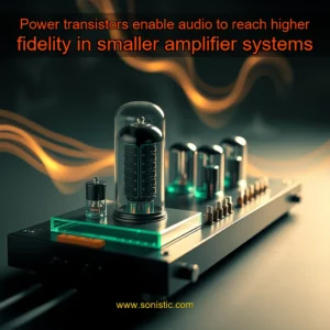 Read more about the article Power transistors enable audio to reach higher fidelity in smaller amplifier systems