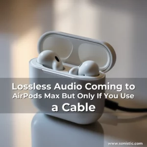 Read more about the article Lossless Audio Coming to AirPods Max  But Only If You Use a Cable