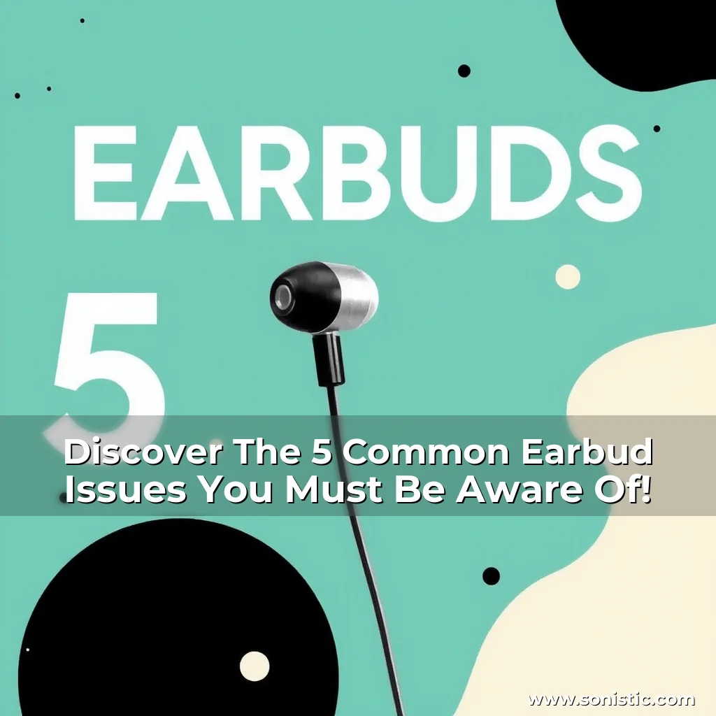 Read more about the article Discover The 5 Common Earbud Issues You Must Be Aware Of!