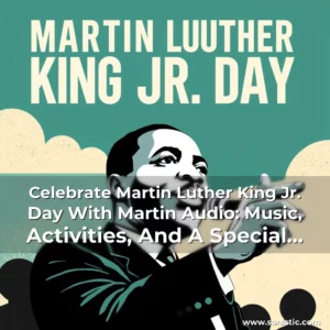 Read more about the article Celebrate Martin Luther King Jr. Day With Martin Audio: Music, Activities, And A Special Presentation For Schools!