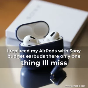 Read more about the article I replaced my AirPods with Sony budget earbuds  there only one thing Ill miss