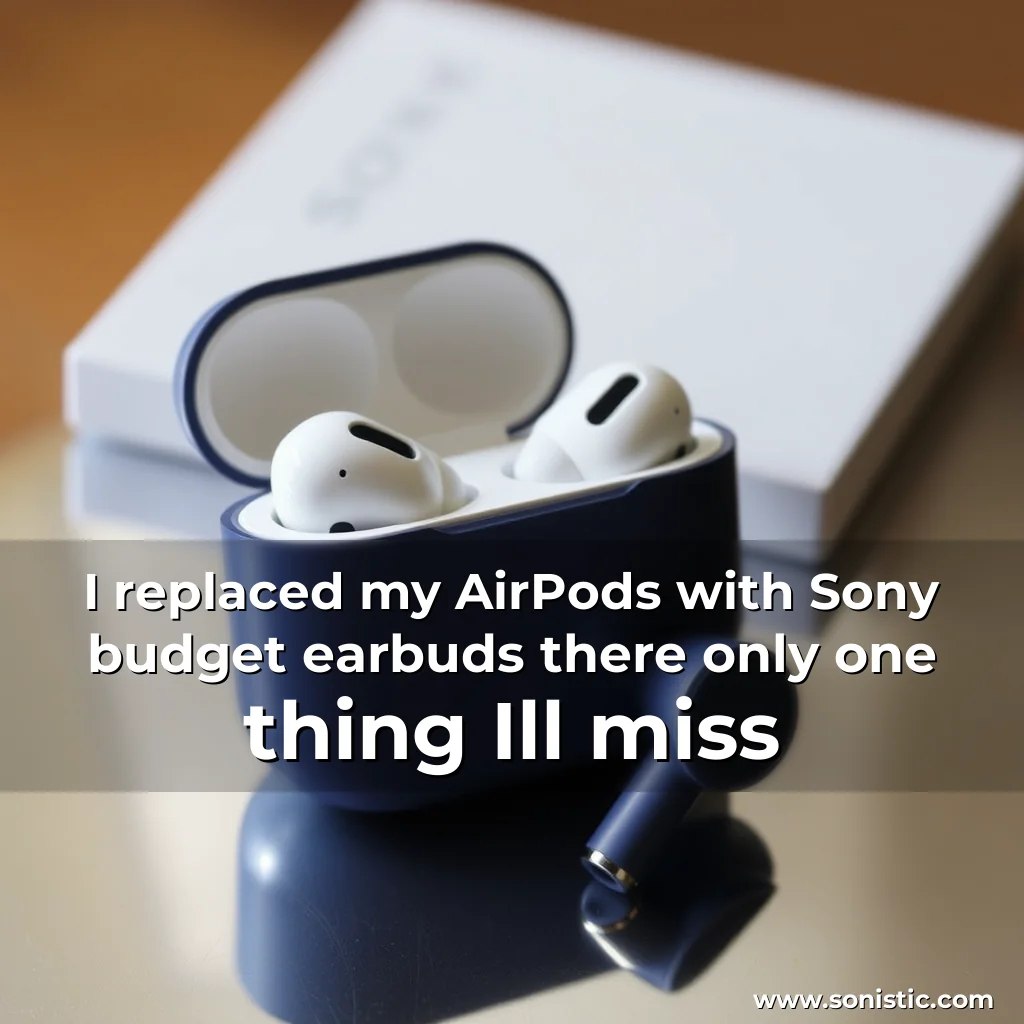 Read more about the article I replaced my AirPods with Sony budget earbuds  there only one thing Ill miss