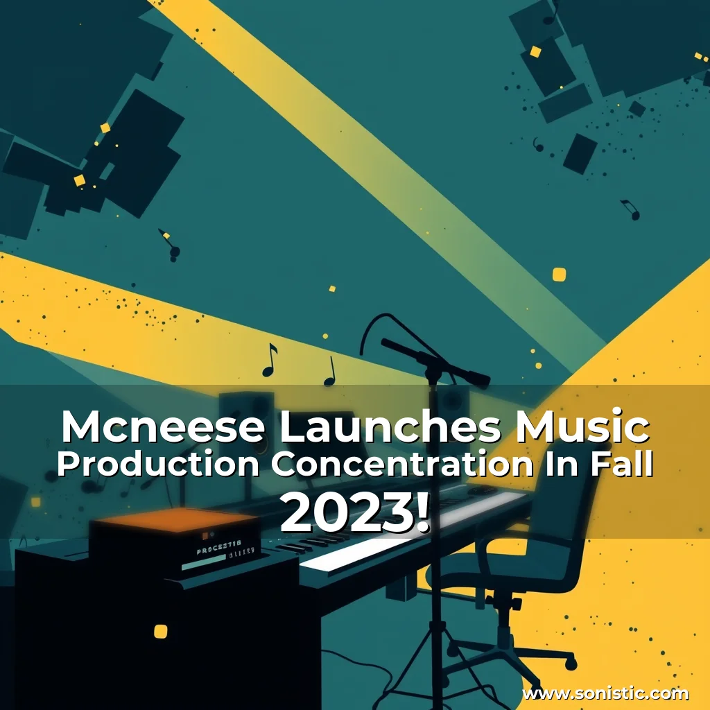 Read more about the article Mcneese Launches Music Production Concentration In Fall 2023!