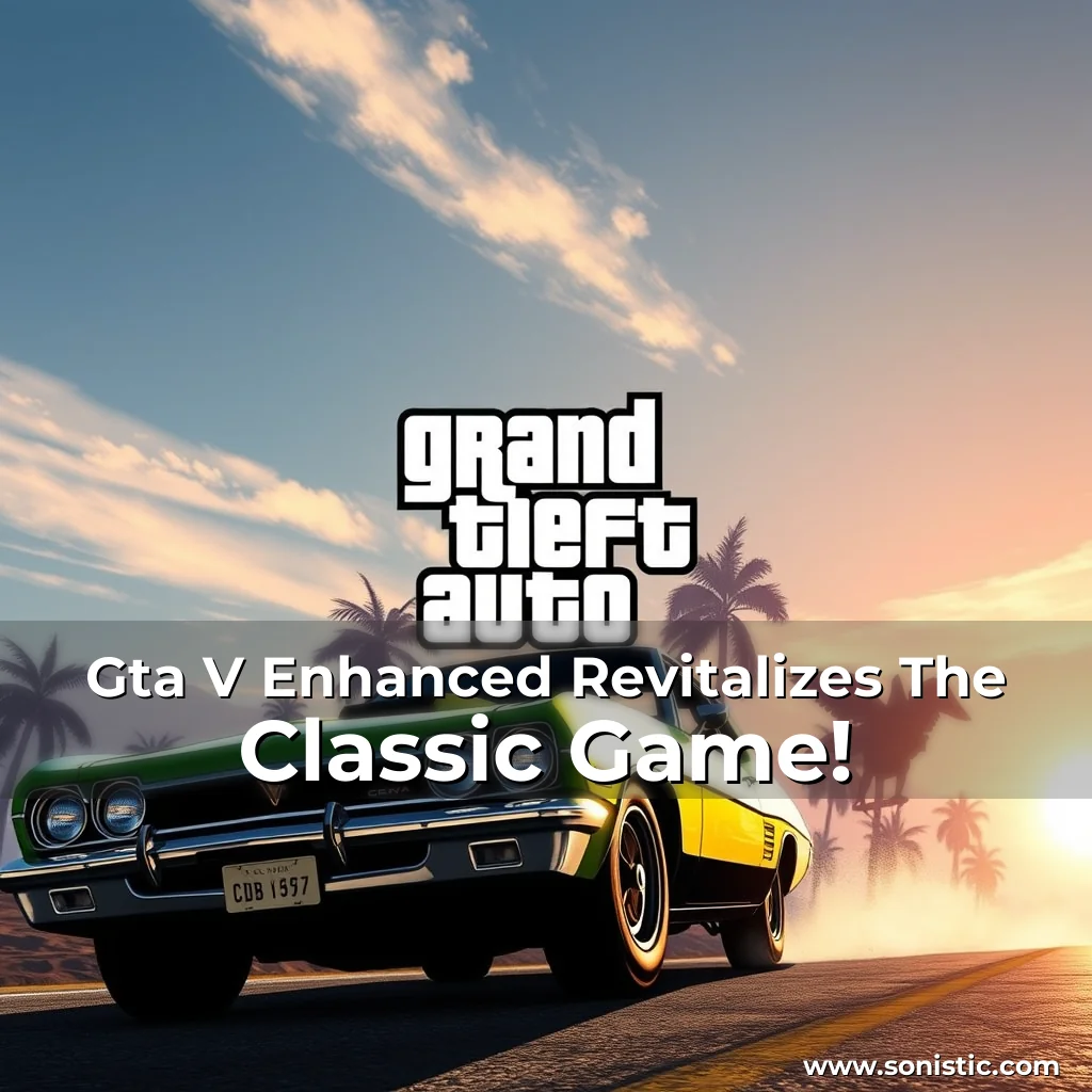 Read more about the article Gta V Enhanced Revitalizes The Classic Game!