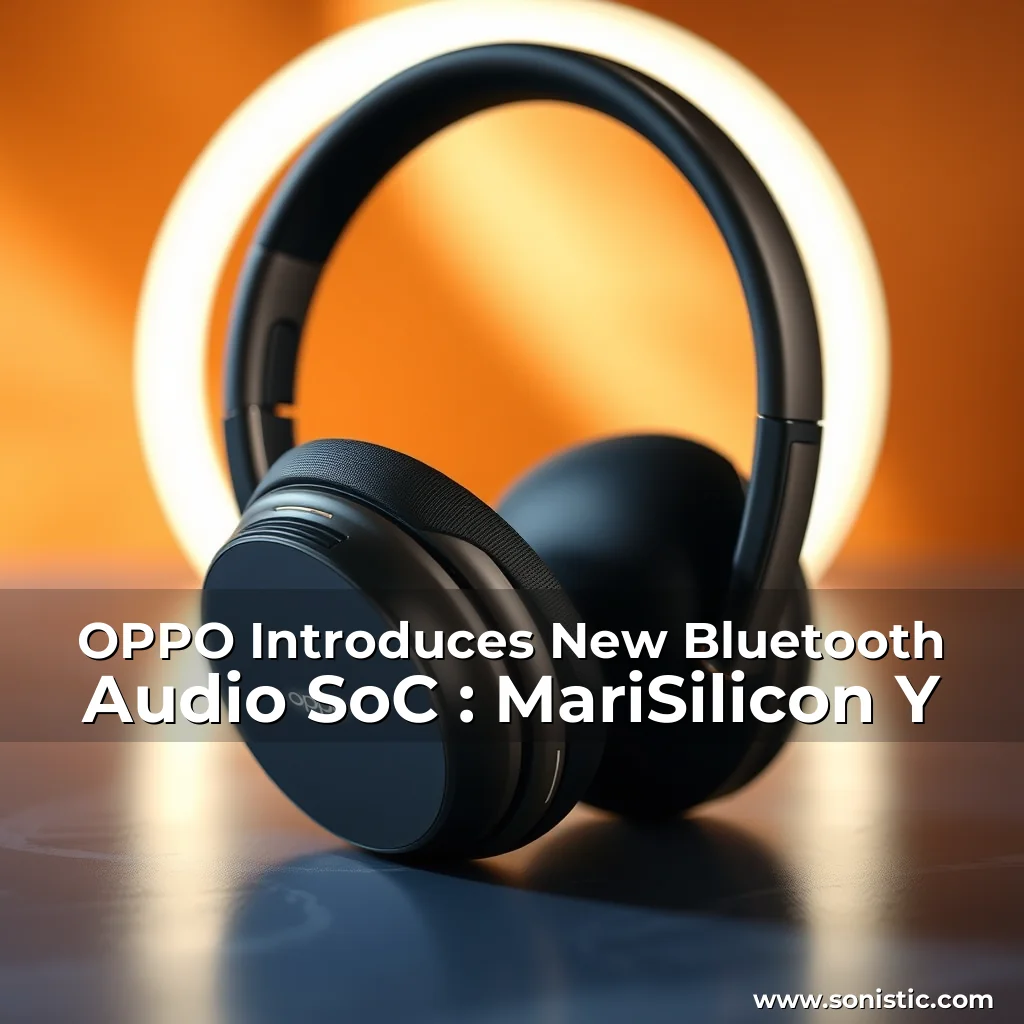 Read more about the article OPPO Introduces New Bluetooth Audio SoC : MariSilicon Y