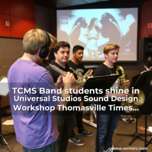 Read more about the article TCMS Band students shine in Universal Studios Sound Design Workshop  Thomasville Times Enterprise