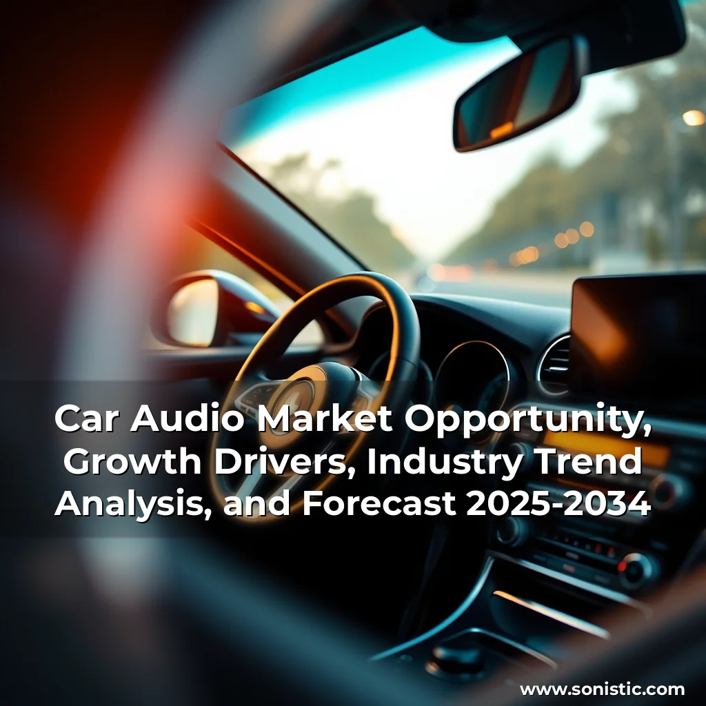 Read more about the article Car Audio Market Opportunity, Growth Drivers, Industry Trend Analysis, and Forecast 2025-2034
