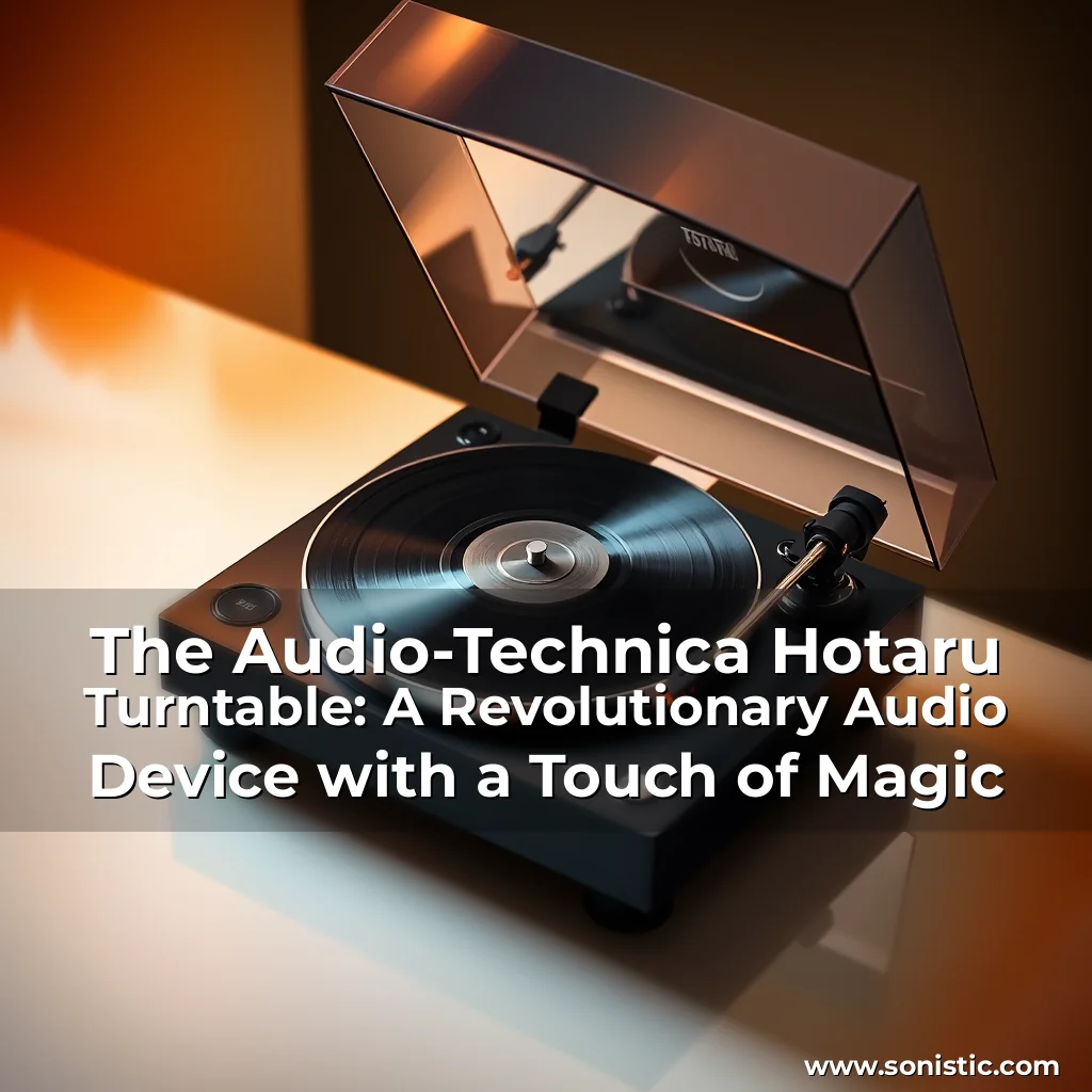 Read more about the article The Audio-Technica Hotaru Turntable: A Revolutionary Audio Device with a Touch of Magic