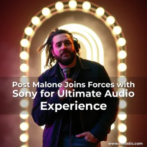 Read more about the article Post Malone Joins Forces with Sony for Ultimate Audio Experience