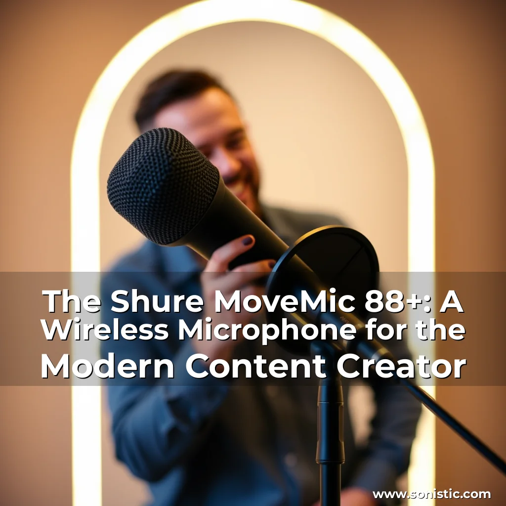 Read more about the article The Shure MoveMic 88+: A Wireless Microphone for the Modern Content Creator