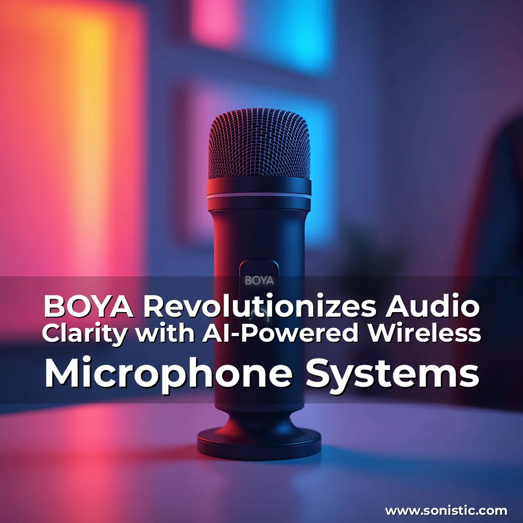 Read more about the article BOYA Revolutionizes Audio Clarity with AI-Powered Wireless Microphone Systems