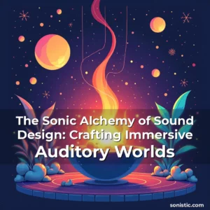 Read more about the article The Sonic Alchemy of Sound Design: Crafting Immersive Auditory Worlds